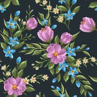 floral seamless pattern N663