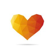 Heart abstract isolated on a white backgrounds vector illustration N9