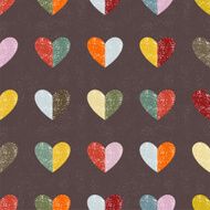Seamless pattern with hearts Vector illustration N7