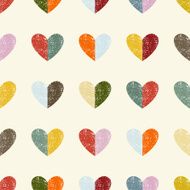 Seamless pattern with hearts Vector illustration N8