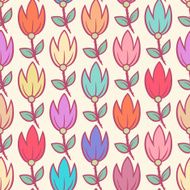 Cute color tulips