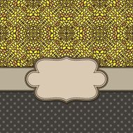 vector vintage frame with drops N2
