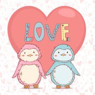 Penguins together in love N2