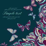 Background with butterflies N16