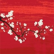 cherry blossom red