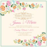 Blossom Wedding Invitation