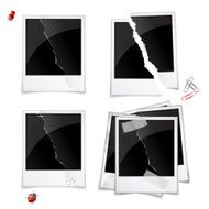Set of empty photo frames N2