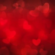Abstract blurred red background