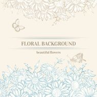Background with chamomile