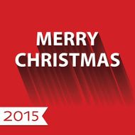 Merry Christmas 2015 celebration greeting card N2