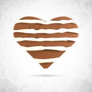 Plasticine heart shaped valentine chocolate cookie gingerbread N4