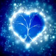 Futuristic heart illustration N3