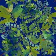 Watercolor vector spring background N25