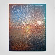 Abstract sunset background