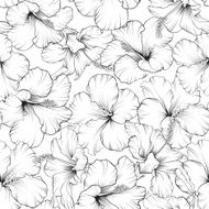 Beautiful hibiscus pattern N2