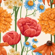 floral seamless pattern N666