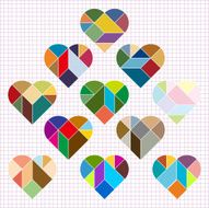 Vector Heart Puzzle