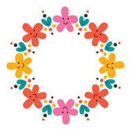 cute flowers frame N5