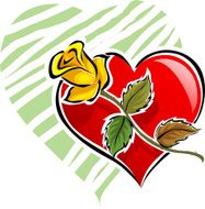 Rose and heart N3