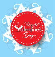 Vector valentine day Text Background Illustration