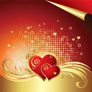 Vector Heart Background N2
