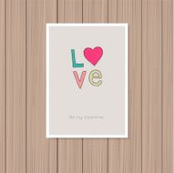 valentine&#039;s day greeting card N100