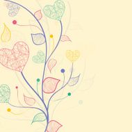 Greeting card for Valentines Day celebration