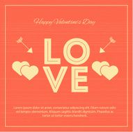 Happy Valentines Day Love Vintage N2