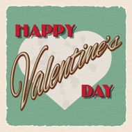 Happy Valentines Day Vintage Style