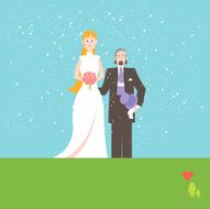 More married couple (vector &amp; 300dpi jpg)