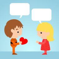 give love in valentine&#039;s day