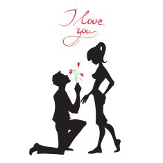Happy Valentine's Day vector card with hand written text N2
