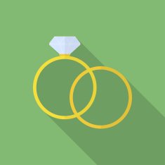 Simple ring and with diamond or jewel