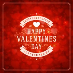 Happy Valentine's day Vector Background N16