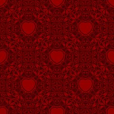 Seamless texture with heart N14