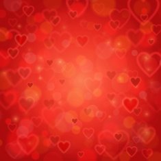 Valentine's Day and wedding romantic blurred heart background N2