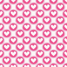 Seamless pattern with hearts Vector illustration N6