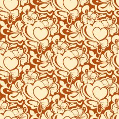 Seamless texture with heart N15