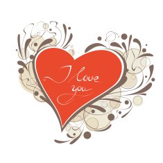 Happy Valentine's Day vector card N10