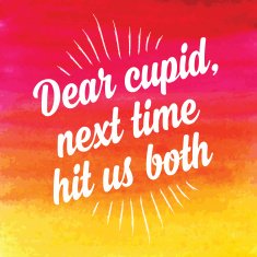 Valentine's Day poster Love quote N34