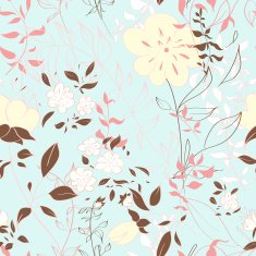 Floral seamles pattern N16