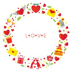 Love Icons Wreath N2