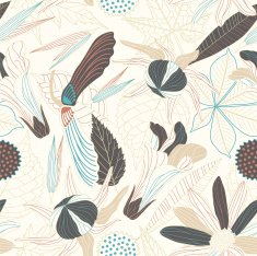 striped leaves and flowers N2