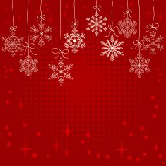 Vector snowflake background