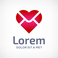 E-mail envelope heart emblem icon N2