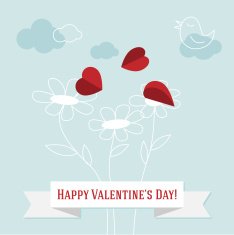Valentines Day card N124