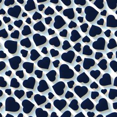 Hearts Seamless pattern Vector illustration N7
