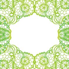 Lacy elegant frame Invitation card N11