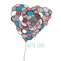With Love Valentine's Day Card
