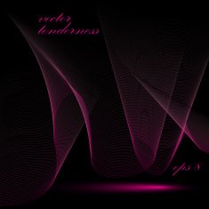 Dimensional flowing stripy ribbon romantic futuristic backdrop